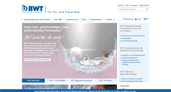 Desktop Screenshot of bwt.de